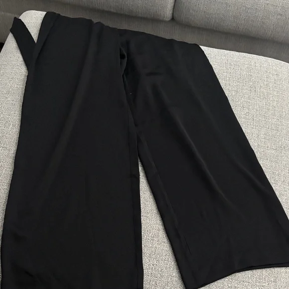 H&M Black Strapless Wide-Leg Jumpsuit - Picture 3 of 6